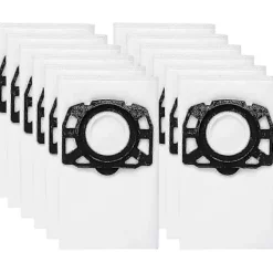 Dammsugare & Tillbehör-12-pack KFI 487 filterpåsar för Kärcher WD4, WD5, WD6 dammsugare