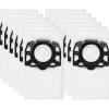 Dammsugare & Tillbehör-12-pack KFI 487 filterpåsar kompatibla med Kärcher WD4, WD5, WD6 dammsugare