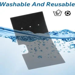 INF Torktumlare-2-pack luddf filter för GE WH01X35719 tvättmaskin/torktumlare, PU-bomull