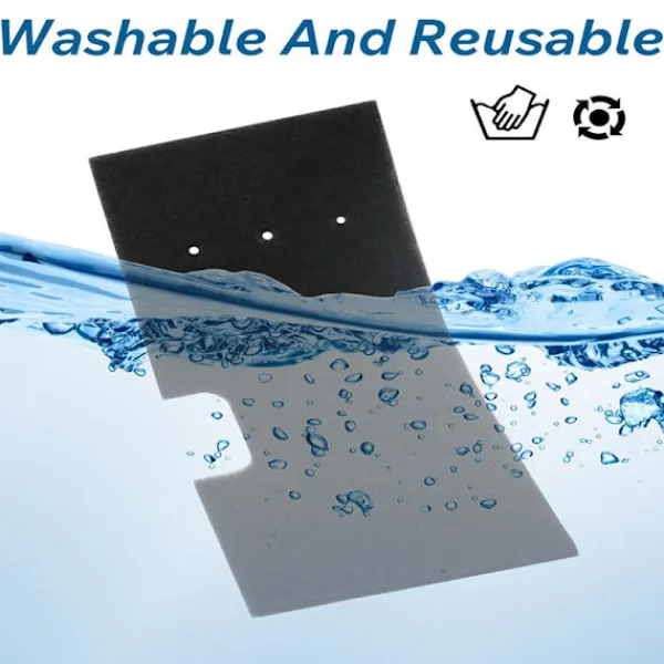 INF Torktumlare-2-pack luddf filter för GE WH01X35719 tvättmaskin/torktumlare, PU-bomull