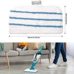 Dammsugare & Tillbehör-8-pack med rengöringsdukar till Black & Decker Steam Mop FSMP20