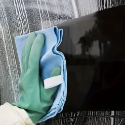 AIZHENCHEN Fönsterrengöring-6-pack Mikrofiber Glasrengöringsdukar - Ränderfria, För Fönster/Bil/Speglar, Återanvändbara 6 PCS