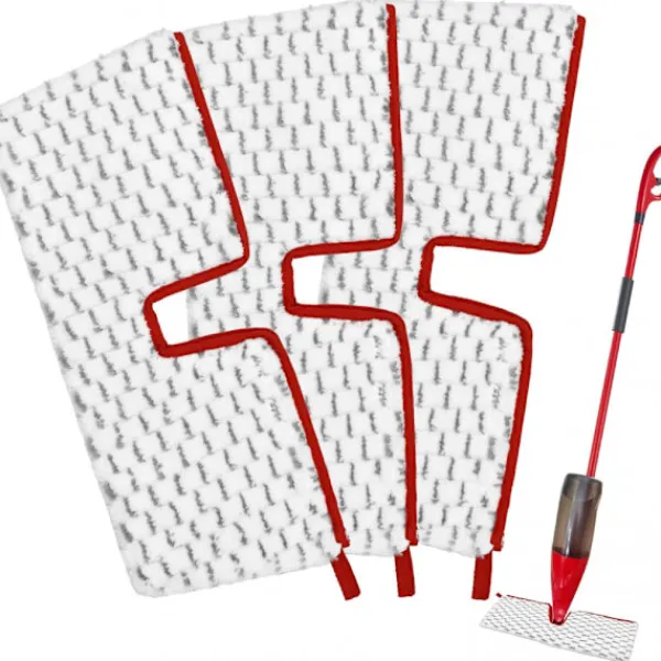 GIFT OF G Städmoppar-3-pack Mikrofibermoppdynor, dubbelsidig rengöring, våt eller torr användning, kompatibla med Vileda ProMist MAX Spray Mop Replacement