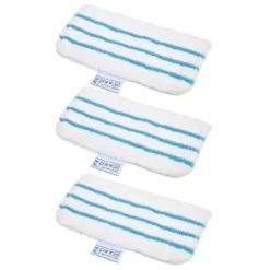DAO Städmoppar-5-pack Mop Pads Ersättning för Black + Decker Ångmopp FSM1610/ FSM1630 Tvättsbara Mopp Pads Tillbehör [DB] 3 pcs