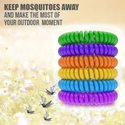 Skadedjur & Insekter-12-pack Myggavvisande Armband, Naturligt Insektsmedel Vattentätt Skadedjursbekämpningsband För Barn Vuxna Utomhus Camping Fiske Resor