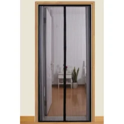 Mobil o Teknik Skadedjur & Insekter-2-Pack Myggnät för dörr med magnetstängning. 210cm x 100cm