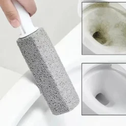 Rengöringsmedel-2-pack pimpsten toalettborste, hårt vatten fläckborttagare [JUN]