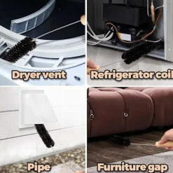 Torktumlare-2-pack rengöringskit för torktumlare, torkborste