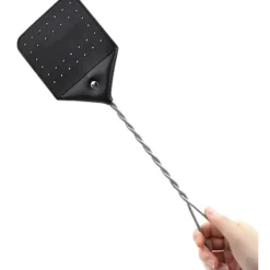 Skadedjur & Insekter-2-pack robust flugsmälla i läder - flugsmälla för tunga arbeten med hållbart metallhandtag, 17,5 tum rustik flugsmälla för flugor, bin och mer (choklad) | Fyndiq