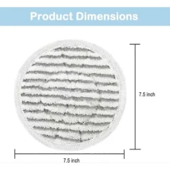 DAO Städmoppar-12-pack S7001 Ersättningsmoppdynor för Shark S7001 S8201 S7000AMZ S7000 S7001TGT S7005 S7020 Serien Ångmoppdynor, Ång- och Skrubb A db