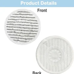 DAO Städmoppar-12-pack S7001 Ersättningsmoppdynor för Shark S7001 S8201 S7000AMZ S7000 S7001TGT S7005 S7020 Serien Ångmoppdynor, Ång- och Skrubb A db