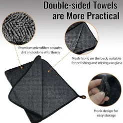 DAO Svampar & Dukar-3-pack Shiny Bath XXL torkhanddukar, snabbtorkande handdukar 40x60cm, duschkabinsduk för att ta bort vatten i duschen och badrummet [db]