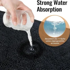 DAO Svampar & Dukar-3-pack Shiny Bath XXL torkhanddukar, snabbtorkande handdukar 40x60cm, duschkabinsduk för att ta bort vatten i duschen och badrummet [db]