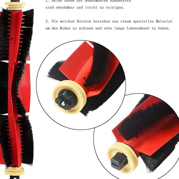 Dammsugare & Tillbehör-20-pack tillbehör reservdelar för Xiaomi Roborock S5 max S6 Pure S6 maxV