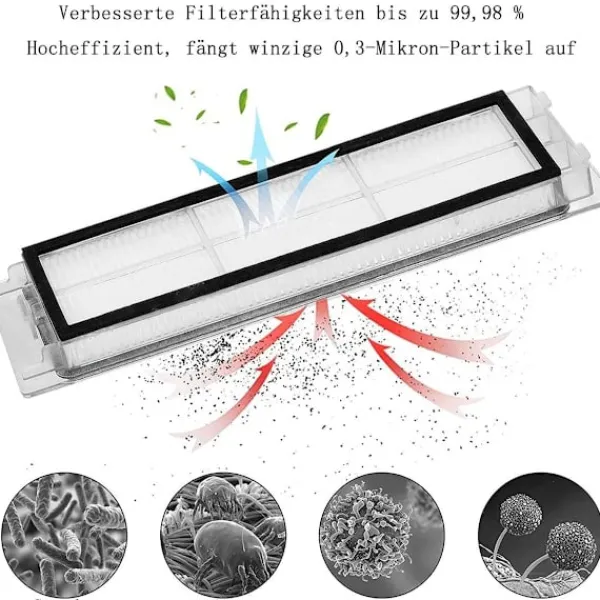 Dammsugare & Tillbehör-20-pack tillbehör reservdelar för Xiaomi Roborock S5 max S6 Pure S6 maxV