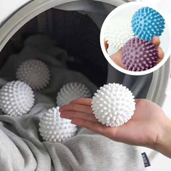 Otego Tvättillbehör-2-Pack Torkbollar Torktumlare Återanvändbar Tvättmaskinboll one size