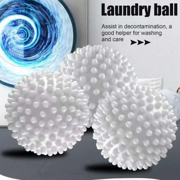 Otego Tvättillbehör-2-Pack Torkbollar Torktumlare Återanvändbar Tvättmaskinboll one size