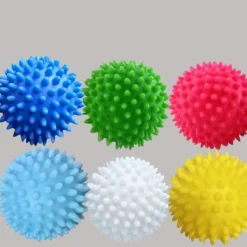 Torktumlare-2-pack torkbollar torktumlare återanvändbara tvättmaskinbollar flerfärgade en storlek