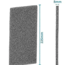 Torktumlare-4-pack torktumlare svampfilter kompatibla med Whirlpool Bauknecht HX 481010354757