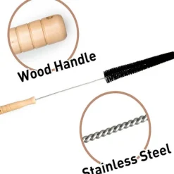 Torktumlare-2-pack torktumlarens rengöringskit torktumlarens ludd borste ventilationsfångarens rengörare