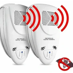 Skadedjur & Insekter-2-pack ultraljuds fladdermusskrämmare - bli av med fladdermöss på 72 timmar Cisea A