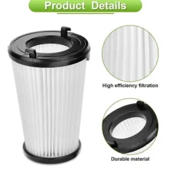 Dammsugare & Tillbehör-6-pack VAF-1 Filterersättning Passar Ergorapido Sladdlös Dammsugare EHVS2510AW VS3510AR, Del EL65522