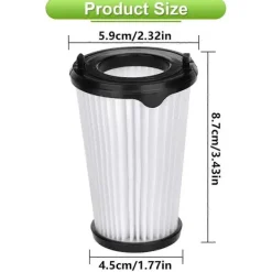 Dammsugare & Tillbehör-6-pack VAF-1 Filterersättning Passar Ergorapido Sladdlös Dammsugare EHVS2510AW VS3510AR, Del EL65522