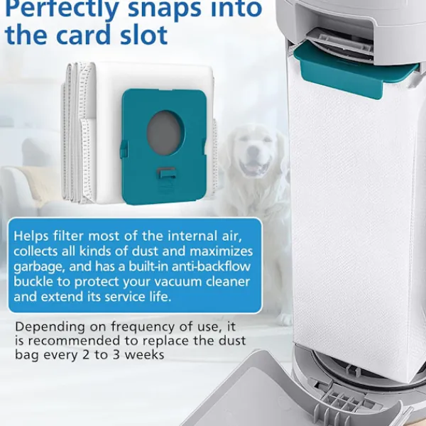 Dammsugare & Tillbehör-8-pack VCA-ADB952 dammsugarpåsar kompatibla med Samsung Bespoke Jet Pro Extra/Complete Extra handdammsugare