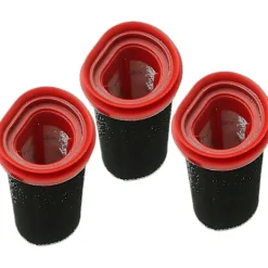 Dammsugare & Tillbehör-3-pack 25,2v/21,6v filter till Bosch Flexxo serie 4 sladdlös dammsugare Bbh32101 etc, ersätt