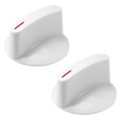 DAO Torktumlare-2-pack WH1X2721 Torktumlarknapp, Ersättning för Hotpoint GE Torktumlare [DB] White