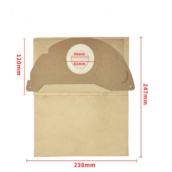 NICEGOU Dammsugare & Tillbehör-Paket med 10 dammsugarpåsar + filter för Kärcher A 2004 A 2024 A 2054 MV 2 Karcher 6.904-322 Kärcher MV2 WD2 Premium papperspåsar för torranvändning | Fyndiq