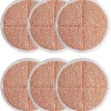 DAO Städmoppar-Paket med 6 ersättningspads 2124 2039a 2307 23157 20391 20399 kompatibla med Bissell Spinwave hård golvrengörare (Orange) db