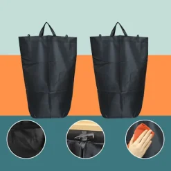 Northix Soptunnor-Pantbehållare för återvinning av flaskor, 2 sektioner, 60–100 flaskor