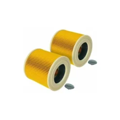 Dammsugare & Tillbehör-Parti med 2 patronfilter för dammsugare kompatibla med Kärcher WD 2.200, WD 2500 m, WD 3.200, WD 3.300 m, WD 3.500 p