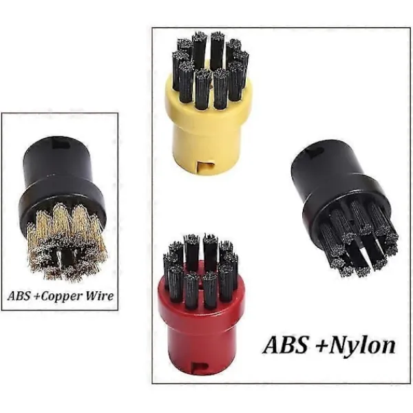 Dammsugare & Tillbehör-Passar Karcher Ångdammsugare Sc1 Sc2 Sc3 Sc4 Sc5 Sc7 Ctk10 Ctk20 Tillbehör Borst Huvud Kraftfull Munstycke Tillbehör (Fem Borst Huvuden)