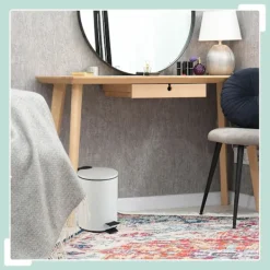 Northix Soptunnor-Pedalhink till badrummet, 3 l – mjukstängande, handsfree