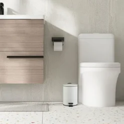 Northix Soptunnor-Pedalhink till badrummet, 3 l – mjukstängande, handsfree