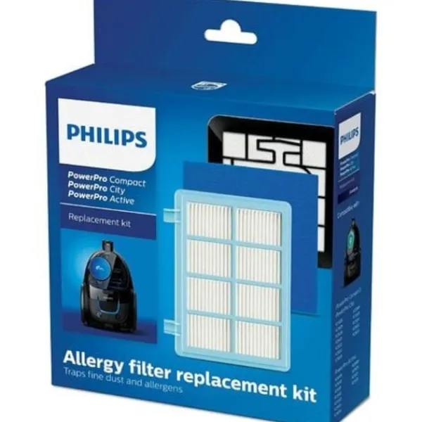 Dammsugare & Tillbehör-Philips FC8010/02 Filterset för PowerPro Compact och Active