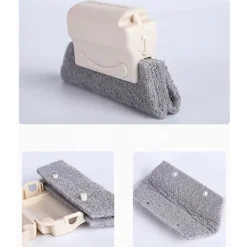 GIFT OF G Fönsterrengöring-Pieces Groove Rengöringsborste, Magisk Fönsterrengöringsborste, Skjutdörrsspår, Multifunktion för Hemmet