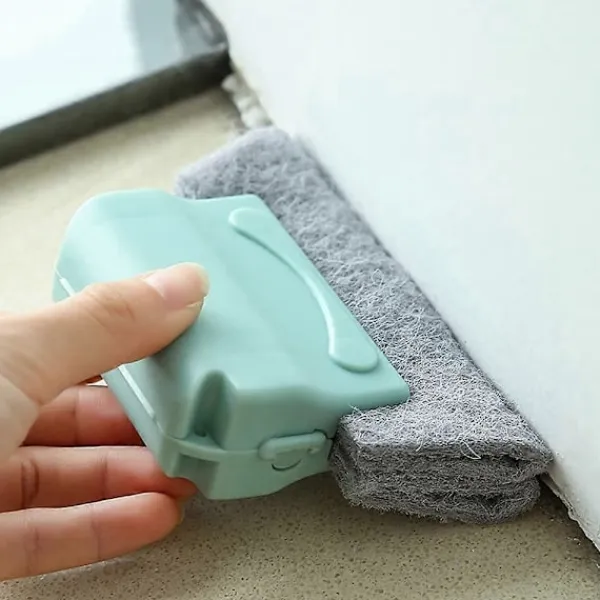 GIFT OF G Fönsterrengöring-Pieces Groove Rengöringsborste, Magisk Fönsterrengöringsborste, Skjutdörrsspår, Multifunktion för Hemmet