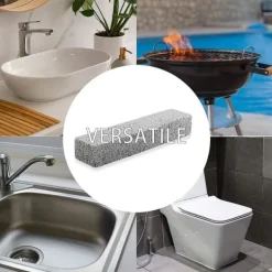 Rengöringsmedel-Pimpsten, Pimpstenar för Toalettrengöring, Tar Bort Vattenringar och Fläckar på Toalettsitsar, 6-pack