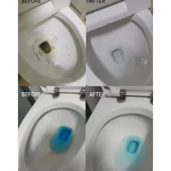 Rengöringsmedel-Pimpsten, Pimpstenar för Toalettrengöring, Tar Bort Vattenringar och Fläckar på Toalettsitsar, 6-pack