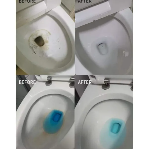 Rengöringsmedel-Pimpsten, Pimpstenar för Toalettrengöring, Tar Bort Vattenringar och Fläckar på Toalettsitsar, 6-pack