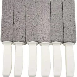 Rengöringsmedel-Pimpsten Toalettborste med Handtag för Toalettrengöring Borttagning av Hårda Vattenringar 6-pack