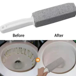 Rengöringsmedel-Pimpstone toalettborste hushåll toalettskål rengöring kalkavlagringar 3.8*3.8*23.5cm - 1pc