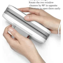 Fönsterrengöring-{PL} Magnetisk fönstertorkare Justerbar torkarrengörare Dubbelsidig glasrengöringstillbehör för hemmabruk