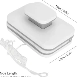 Fönsterrengöring-{PL} Magnetisk fönstertorkare Justerbar torkarrengörare Dubbelsidig glasrengöringstillbehör för hemmabruk