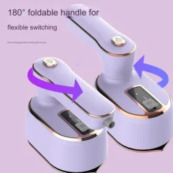 Ångtvättar-Plaggstekare, handhållen plaggstekare resemini, bärbar plaggstekare, 180° roterbar