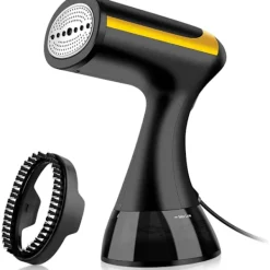 Ångtvättar-Plaggstekare, 1500W kraftfull klädstekare med 350 ml avtagbar vattentank, bärbar handhållen klädtyg rynkborttagare, 20 sekunder snabb