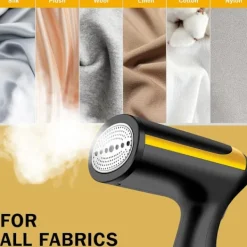 Ångtvättar-Plaggstekare, 1500W kraftfull klädstekare med 350 ml avtagbar vattentank, bärbar handhållen klädtyg rynkborttagare, 20 sekunder snabb